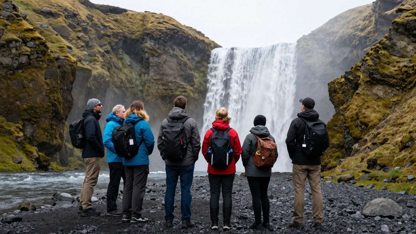 Touring Icelandic landscapes with expert guides